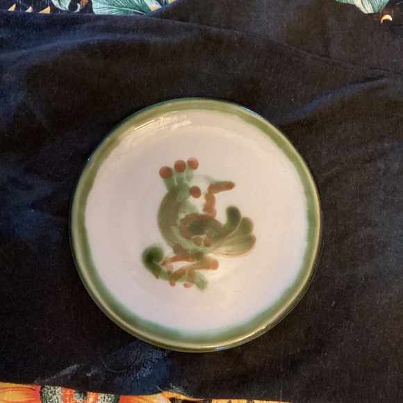 Vintage, RARE M. A . Hadley hand painted small side plate - Picture 4 of 7